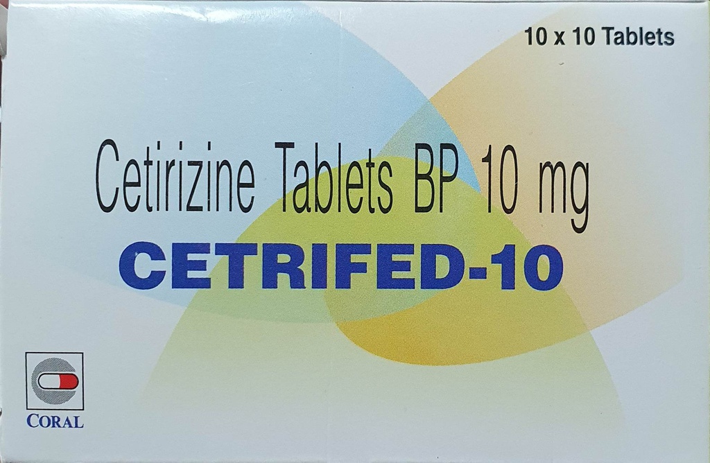 Цетрифед 10мг №100