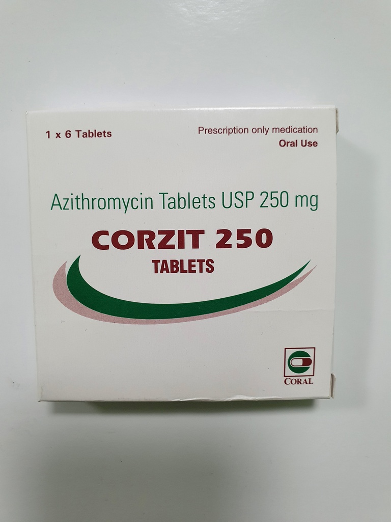 Корзит (Азитромицин) 250мг №6