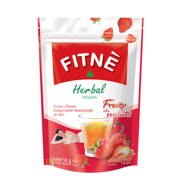 Fitne herbal infusion tea strawberry №12