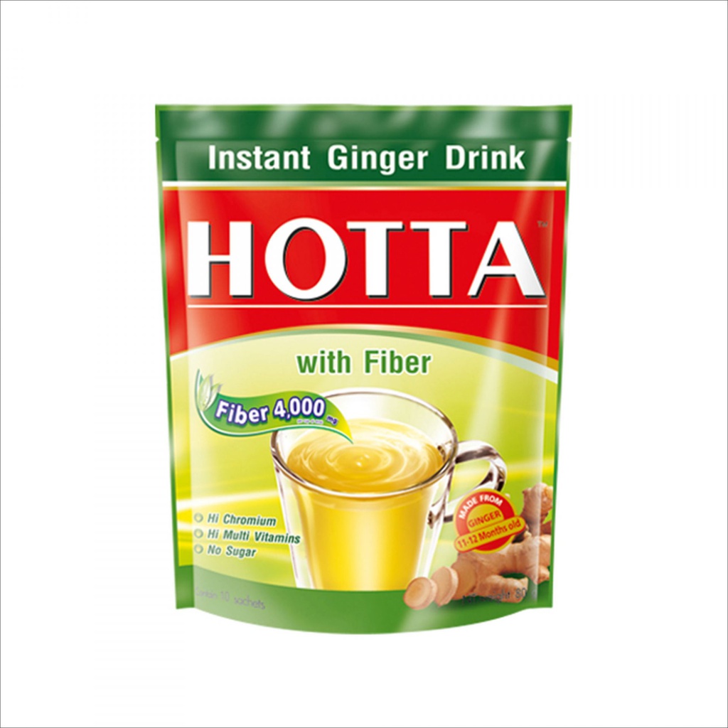 HOTTA ginger with fiber 80гр №10