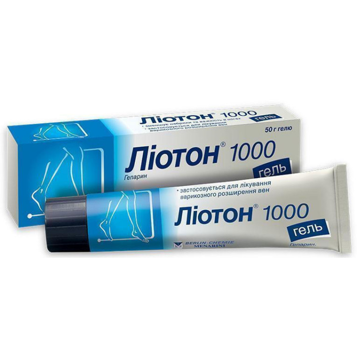 Лиотон 1000 гель 50гр №1