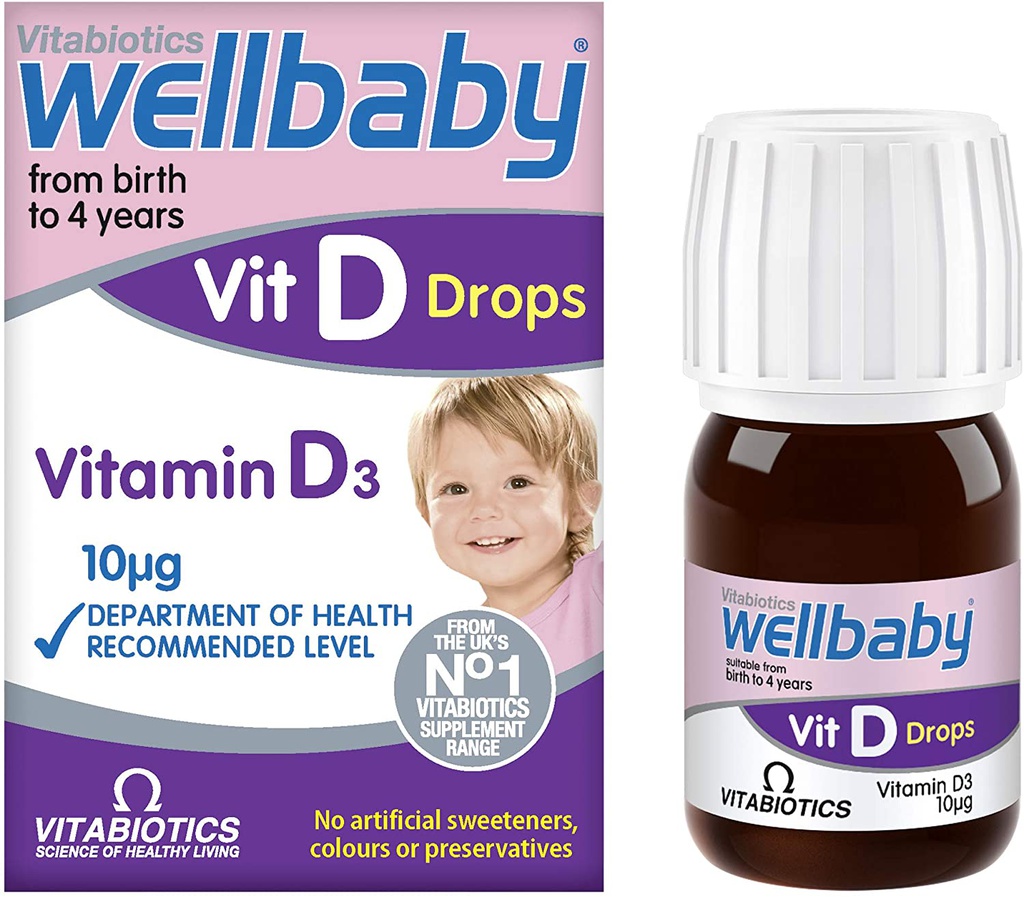 Wellbaby vitamin D3 drops 30ml