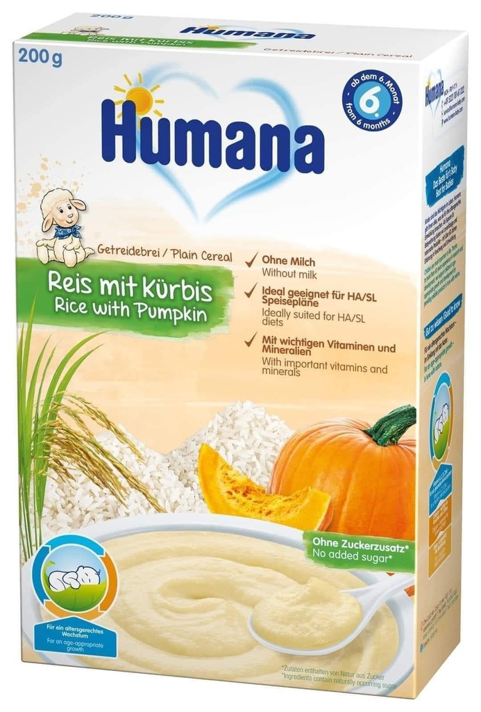 Каш - Humana reis mit kurbis