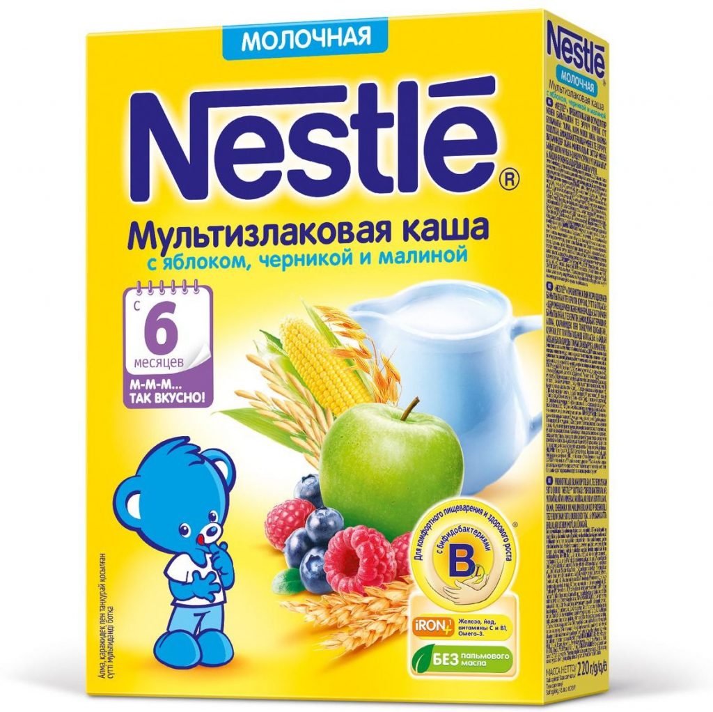 Каш - NESTLE №6 Apple blueberry