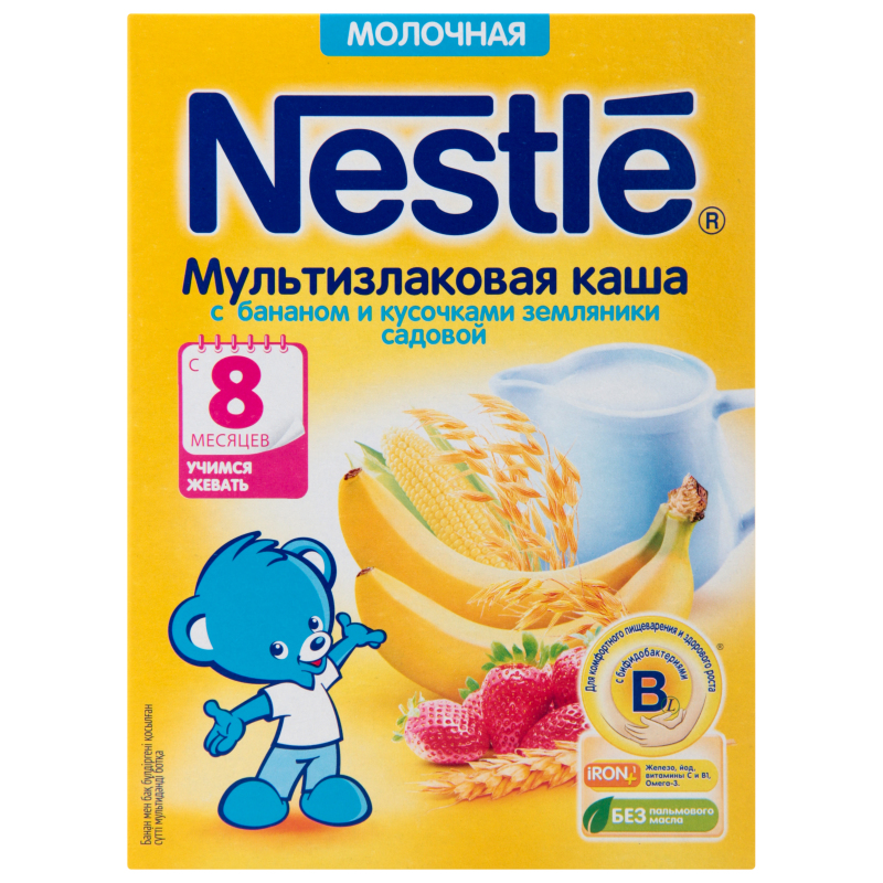 Каш - NESTLE №8 Strawberry Banana&amp;аpple