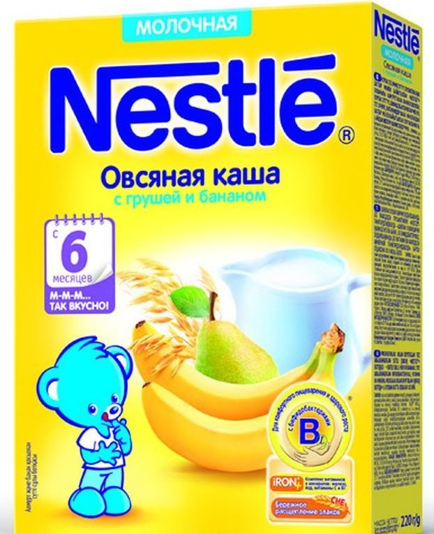 Каш - NESTLE №6 Pear &amp; banana