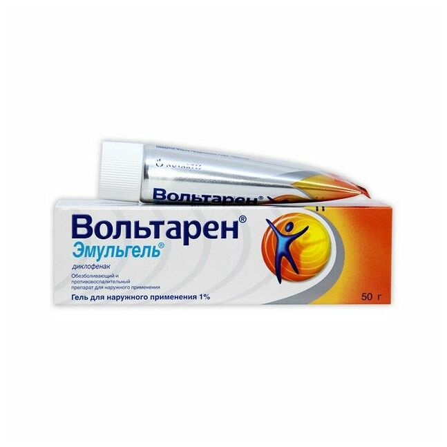 Вольтарен эмульгель 1%-50гр