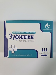 [0101028] Эуфиллин 2.4% - 10мл №10 Цомбо