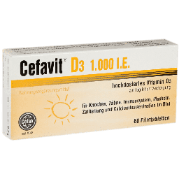[0101073] Цефавит витамин Д3 1000IU №60 /герман/