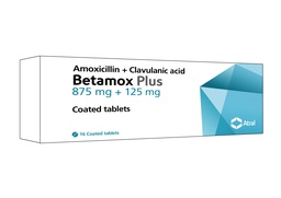 [0102112] Бетамокс (Амоксициллин + Клавуланы хүчил) 1000мг №16 - DSEABI