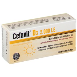 [0101074] Цефавит Витамин Д3 2000IU №60 (Герман)