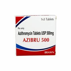 [0800568] Азибру 500мг №3 - бүрхүүлтэй шахмал