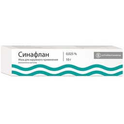 [0100294] Синафлан 0.025% - 15гр - Алтайвитамины
